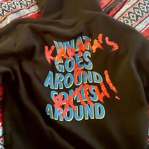 Broken Promises Hoodie Size Large NWOT Heavyweight Fleece Black